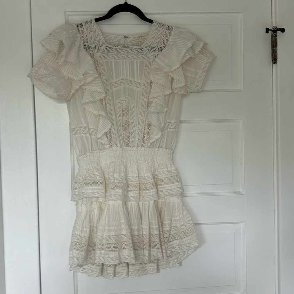 Loveshackfancy Stella Heritage Mini Dress Size P
